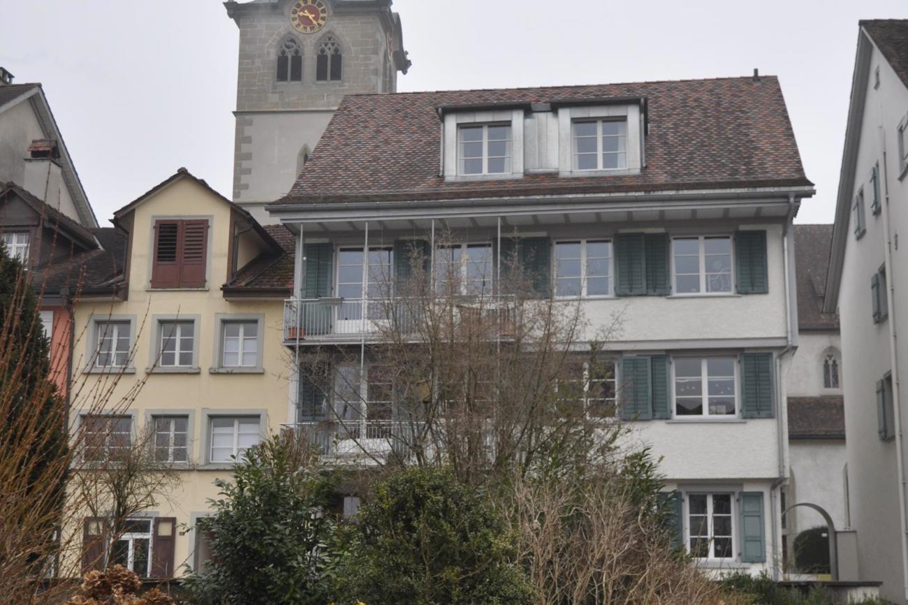 Nach 1536 waren die neue evangelische Stadtschule und die katholische Stiftsschule in diesem Haus an
der Schottengasse in Bischofszell unter einem Dach untergebracht. (Bild: cyr)