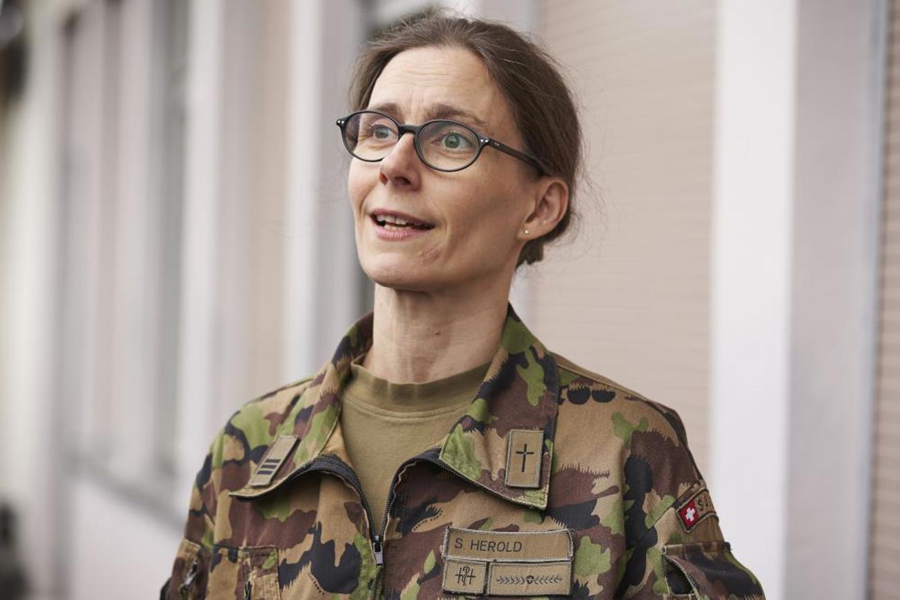 Sabine Herold ist seit drei Jahren Armeeseelsorgerin.|VBS/DDPS, Nique Nager