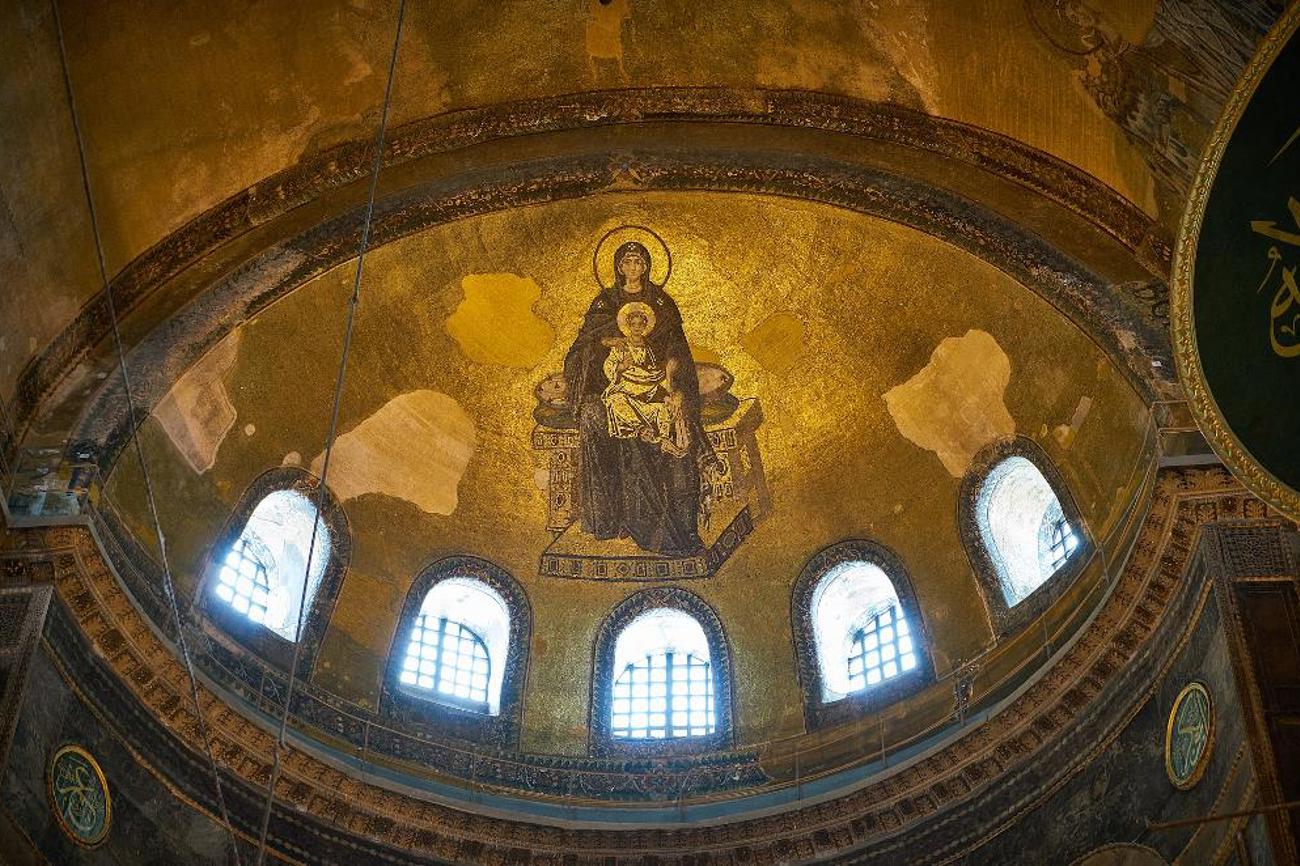Byzantinische Mosaike lassen bis heute erkennen, dass die Hagia Sophia einst eine Kirche war. |Pixabay