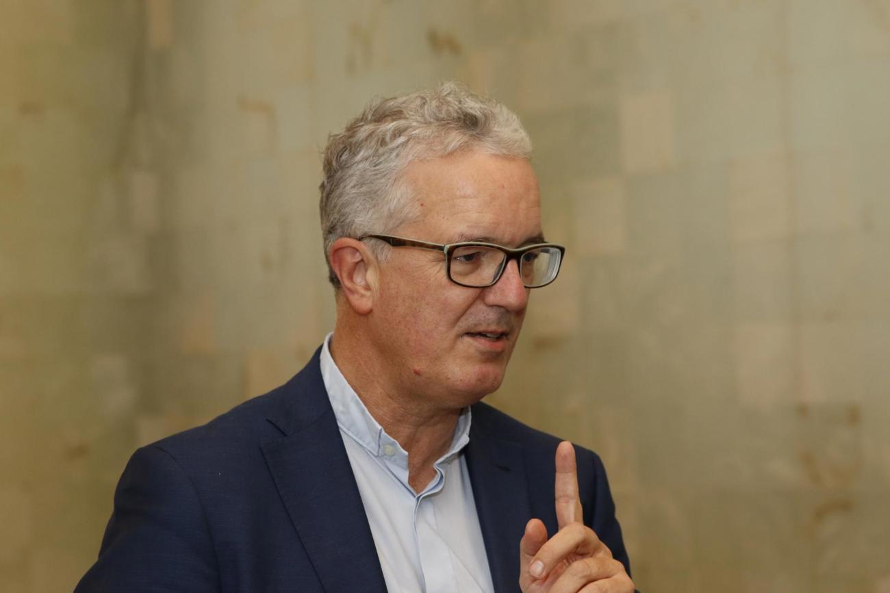 «Die Segel in den Wind des Geistes setzen»: Priester Christian Hennecke vermittelt Ideen zum Thema Kirchenentwicklung. (Bild: pd)