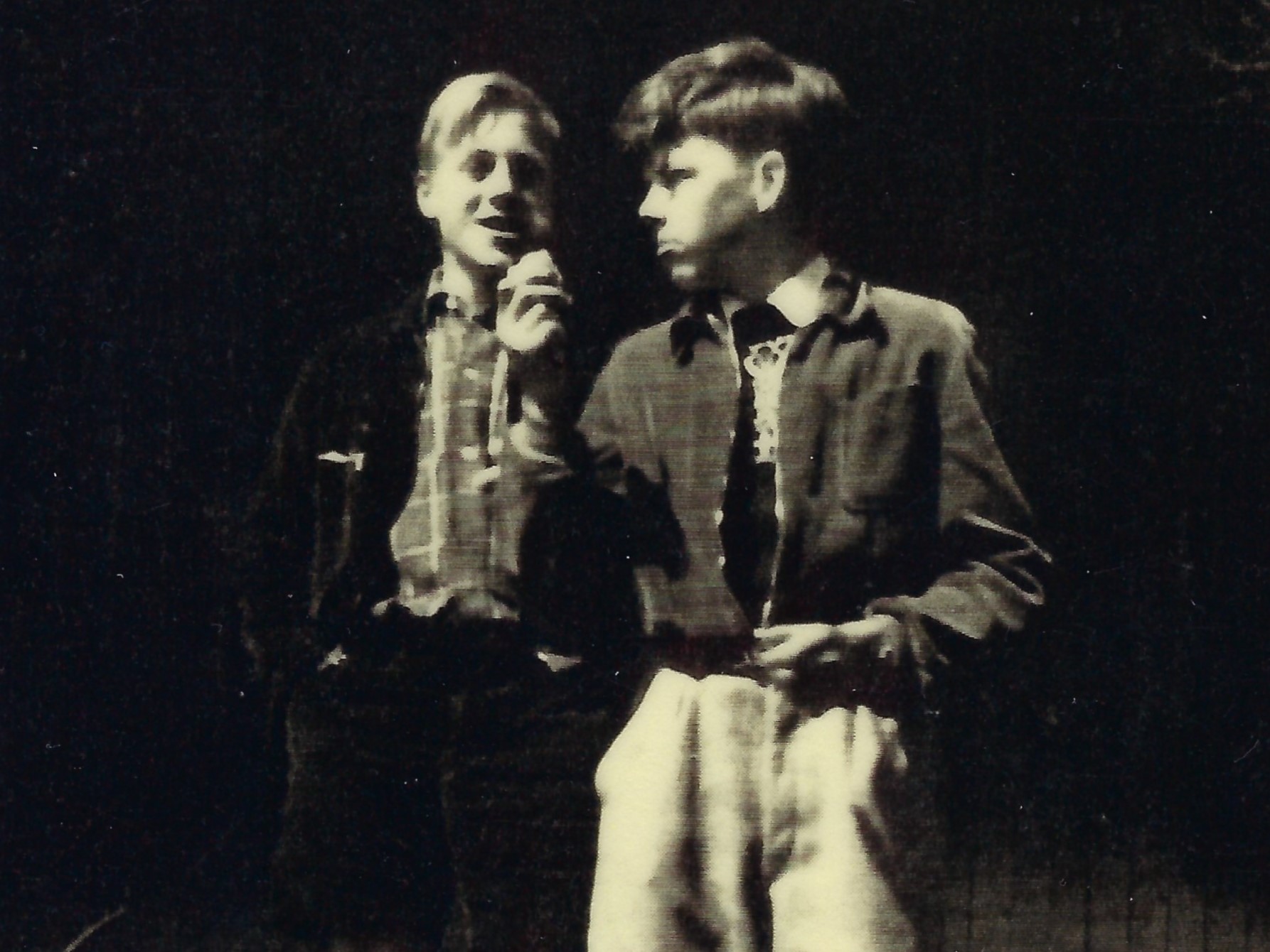 Die Läuterbuben Victor Marti und Armin Bosshard in den 1950er-Jahren.