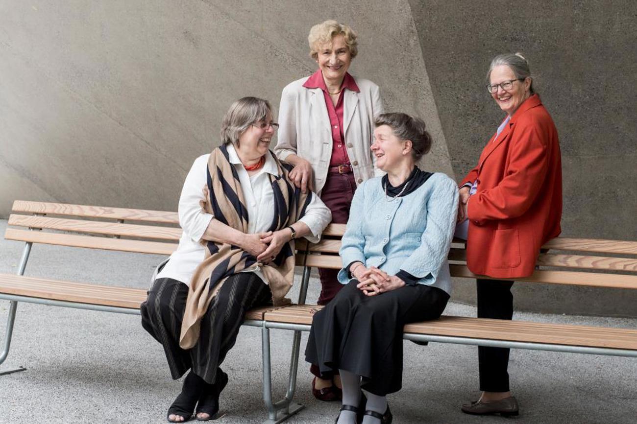 Ein starkes Frauenteam: (v. l.) Irene Gysel, Marlis Stähli, Jeanne Pestalozzi und Christine Christ-von Wedel. | Hollinger
