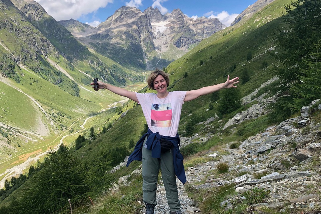 Ob in die Berge oder in die Welt der Bücher – Susanne Kalberer liebt Entdeckungsreisen. (Bild: zVg)