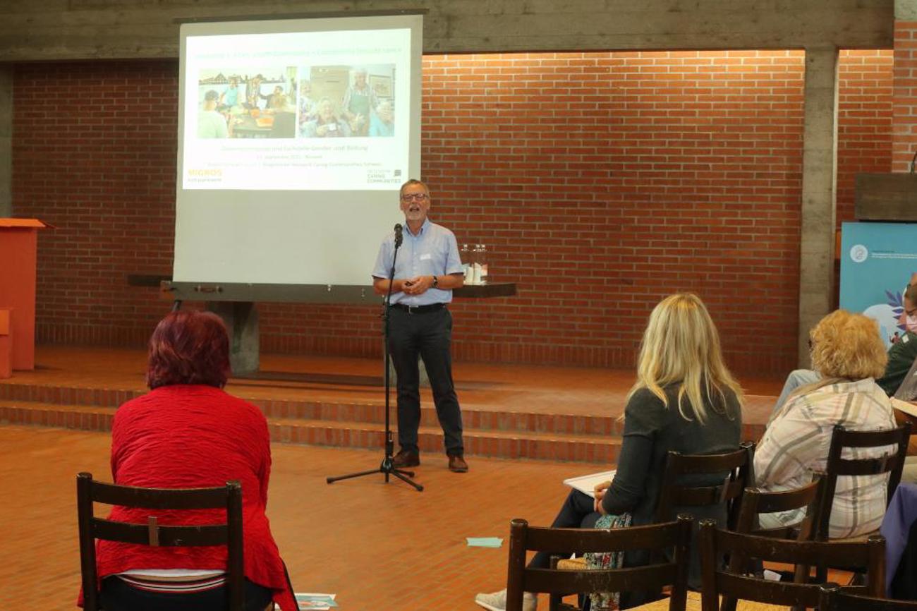 Robert Sempach Projektleiter Soziales beim Netzwerk Caring Communities leitete den Workshop «Care schafft Community – Community braucht Care».