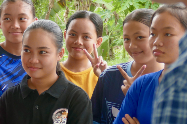 Teenager im Youth hostel Marigold in Salimpodon Teenager im Youth hostel Marigold in Salimpodon