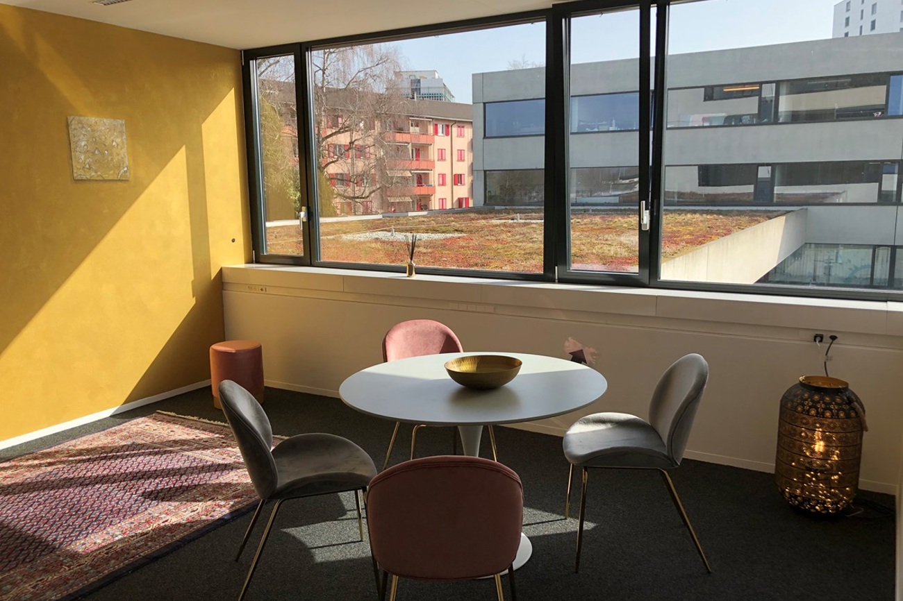 Raum der Stille im Bundesasylzentrum Kreuzlingen. (Bild: Meike Ditthardt)
