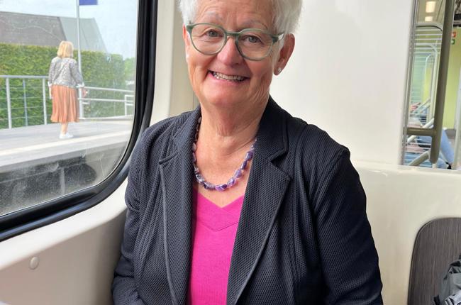 Pia Hollenstein von den Klimaseniorinnen. Pia Hollenstein von den Klimaseniorinnen.
