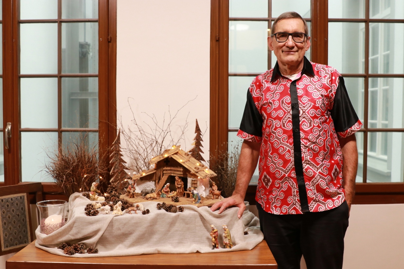Daniel Gloor bei seinem Besuch im Dezember 2025 beim Thurgauer Kirchenrat. (Bild: Claudia Koch)