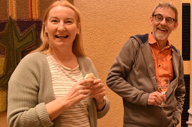Pfarrerin Christiane Siems, Stettfurt und Diakon Hanspeter Rissi, Kreuzlingen. (Bild: cyr)