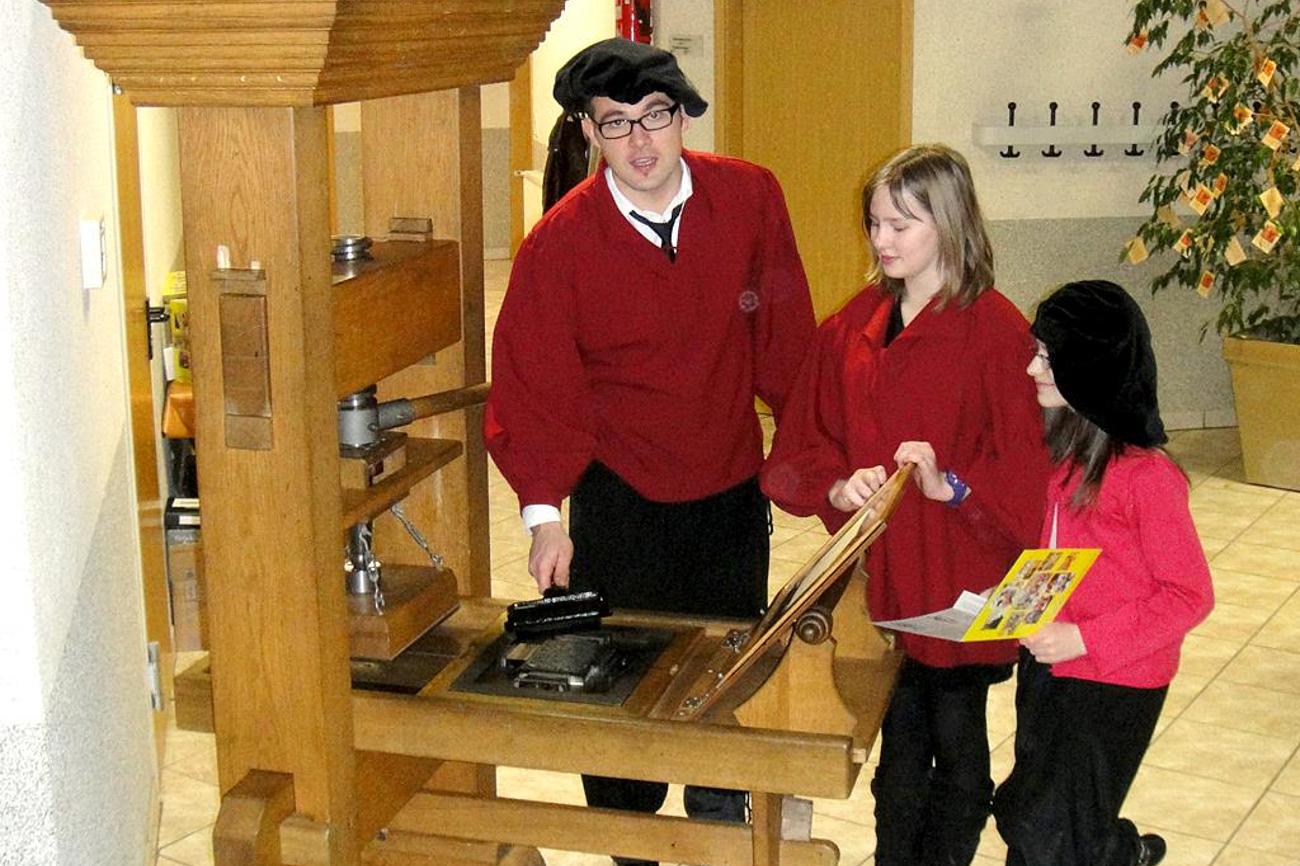 Von Gutenberg-Presse bis Mini-Bibel: die Bibelausstellung. (Bil: pd)