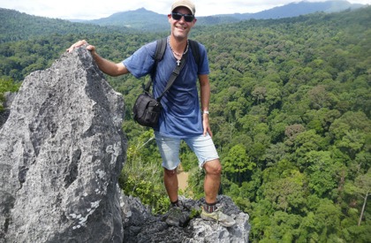 Batu Punggul Auf Dem Gipfel