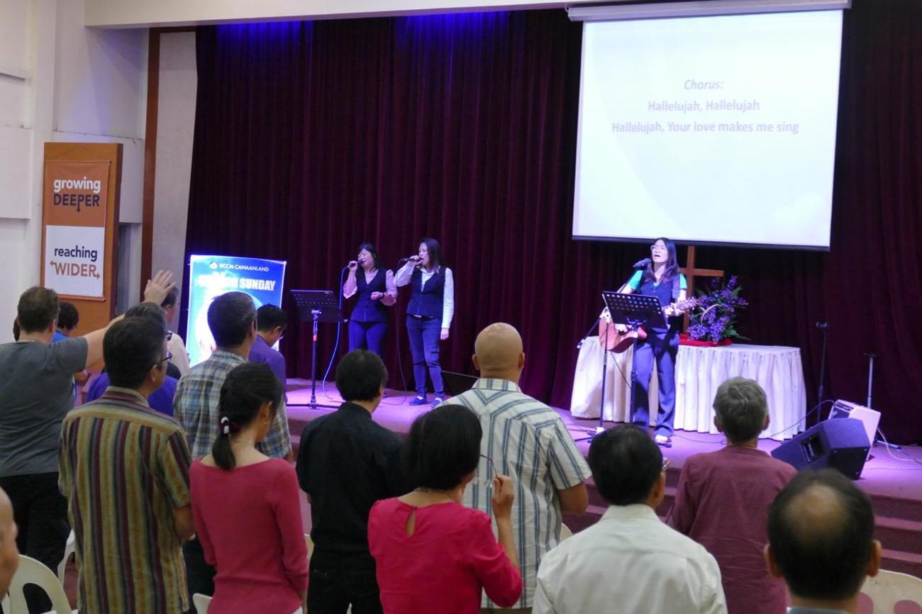 Besuch in einer Chinesischen Kirche auf Sabah