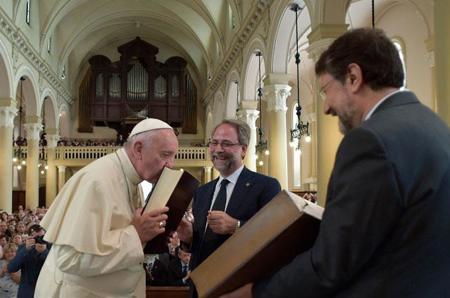 Der Papst in der Stadt Calvins