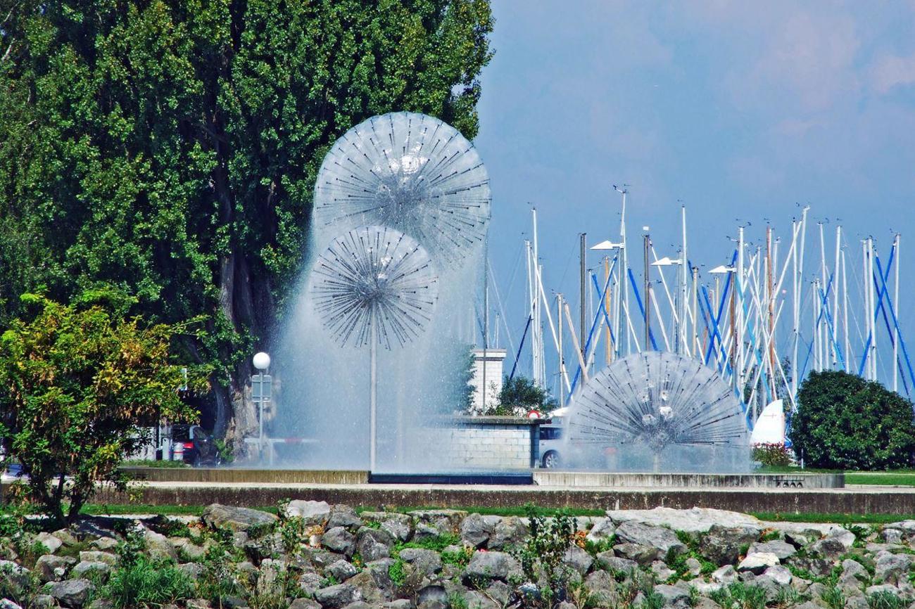 Wasserspiel im Seepark Romanshorn. (Bild: AdobeStock / mario)
