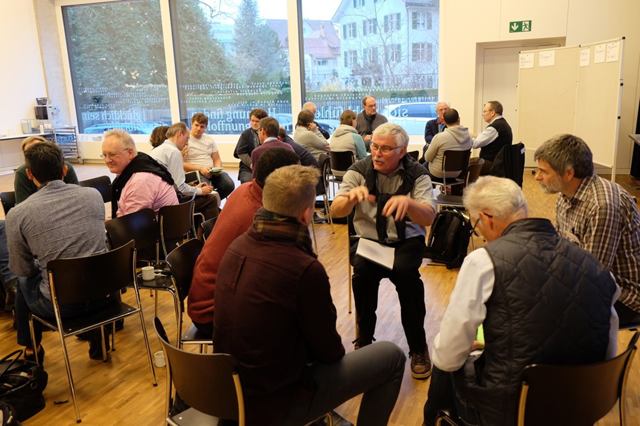 Angeregte Diskussionen wie an der Ittinger Tagung 2019 wird es auch in diesem Jahr wieder geben. (Bild: Heinz Fäh)