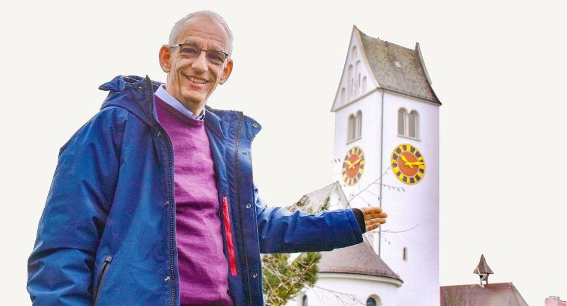 Kirchenrat und Dorfpfarrer: Lukas Weinhold schätzt die Nähe zu den Menschen in den Kirchgemeinden. (Bild: sal)