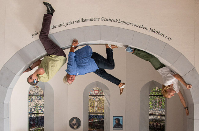 Immer gut festhalten beim Telefonieren. Foto: zvg