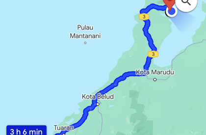 Der Weg nach Kudat