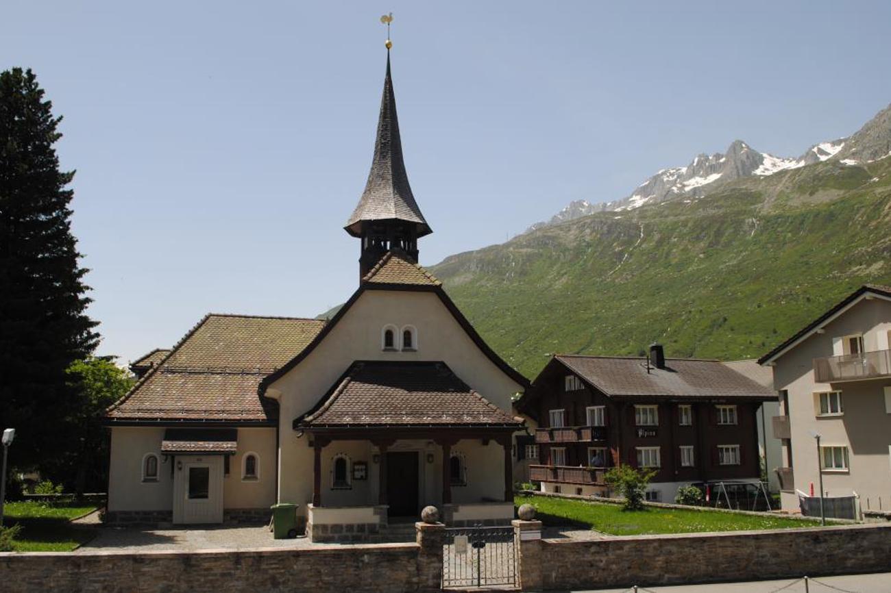 Kirche in Andermatt.
