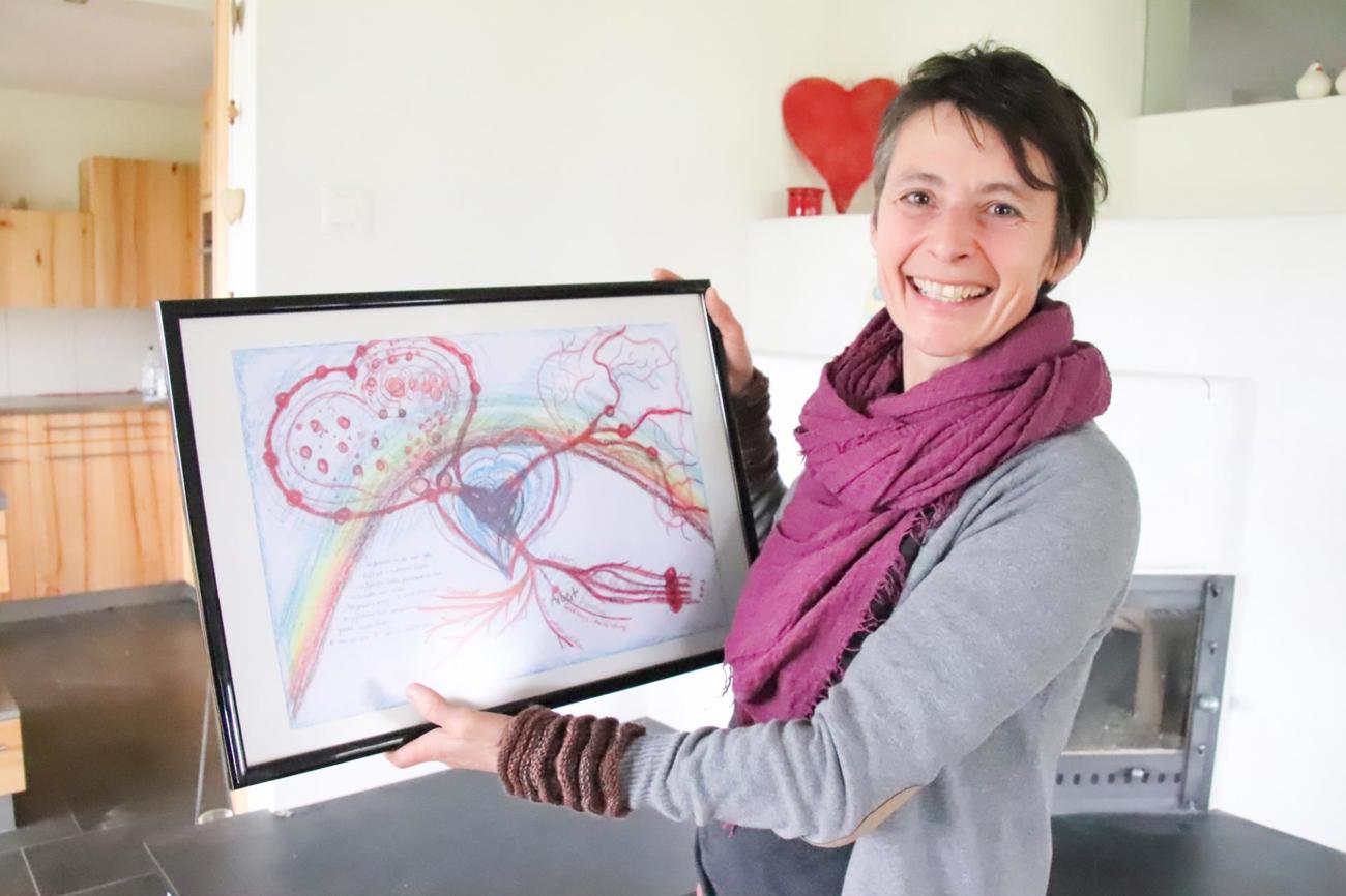 Doris Guhl lernte, über Gefühle zu sprechen und familiäre Beziehungen auch in Bildform aufzuarbeiten. (Bilder: Barbara Hettich)