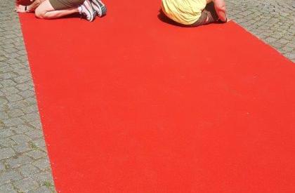 Roter Teppich. Roter Teppich.