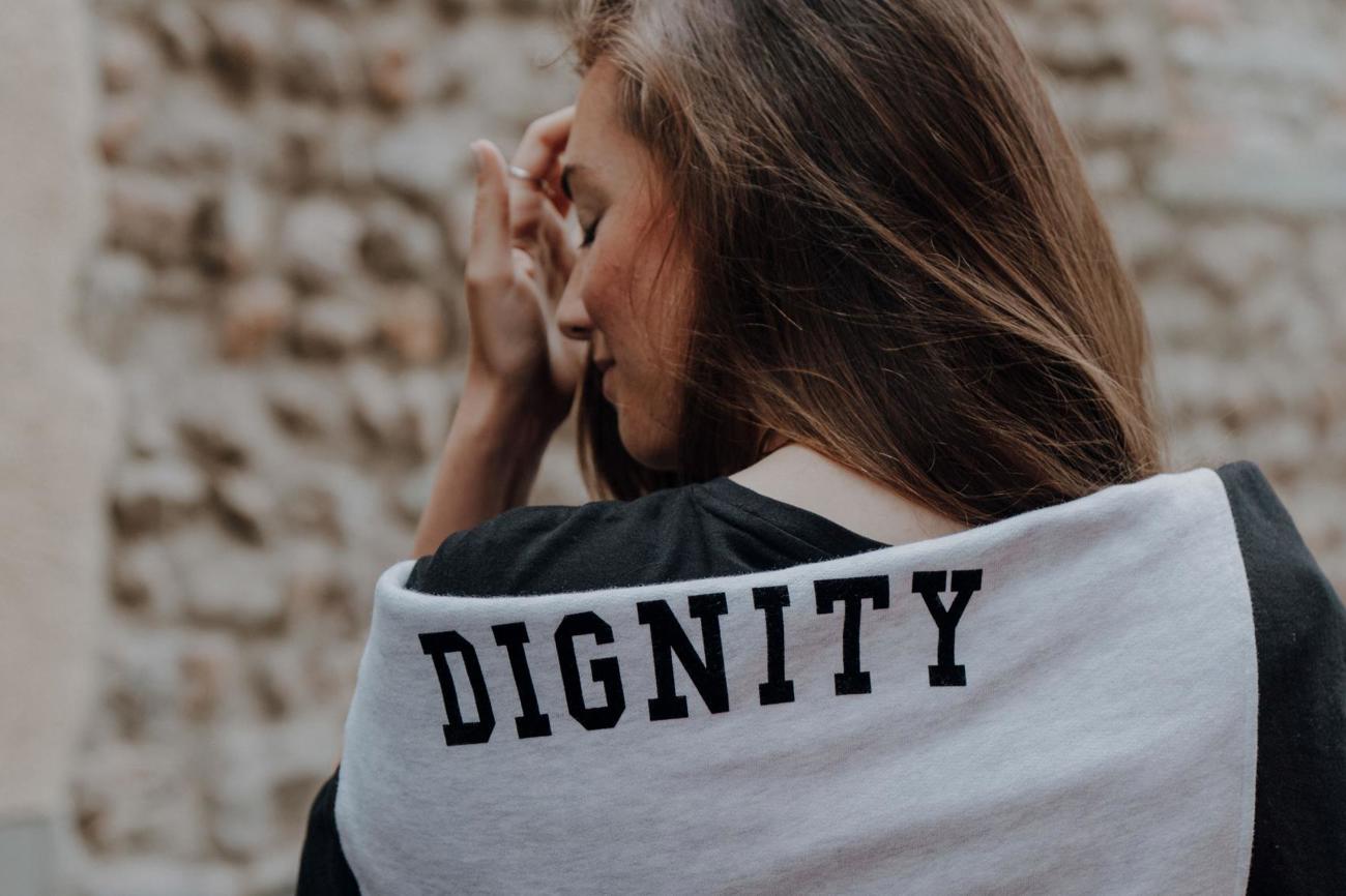 Dignity heisst auf Deutsch Würde: Für das Modelabel «Dignity Fashion» steht sie im Zentrum. Bild: pd