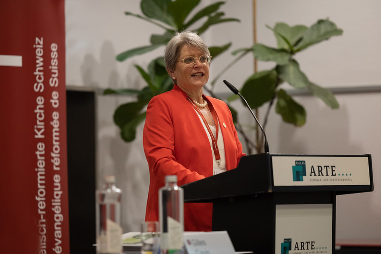 Weltkirchenrat, Spitalseelsorge: EKS-Präsidentin Rita Famos und die Delegierten debattierten in Olten über verschiedene Themen.  Foto: Nadja Rauscher, EKS