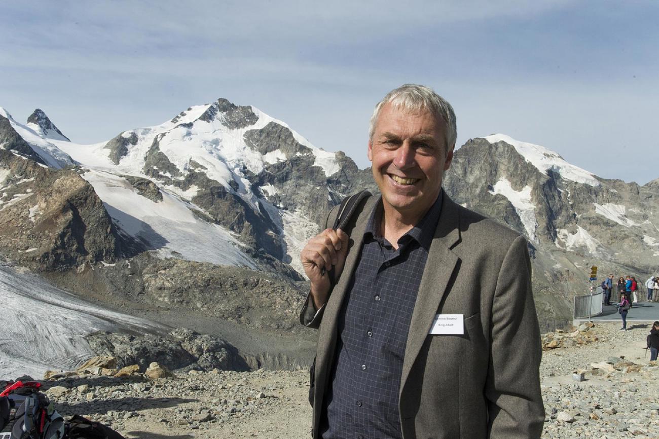 Dominik Siegrist setzt sich angesichts schmelzender Gletscher für den Klimaschutz ein und wurde einst von seinem Pfarrer motiviert. (Bild: zVg)