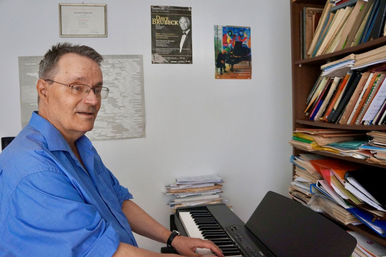 Jazz ist sein Leben und der Glaube seine Lebenskraft: Richard Ebneter. (Bild: ig)