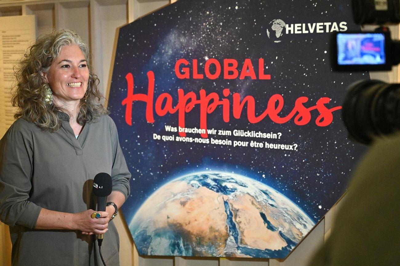 Nadja R. Buser hat für die aktuelle Ausstellung «Global Happiness» Menschen aus verschiedenen Ländern zum Thema Glück befragt. (Bild: Sven Beham)