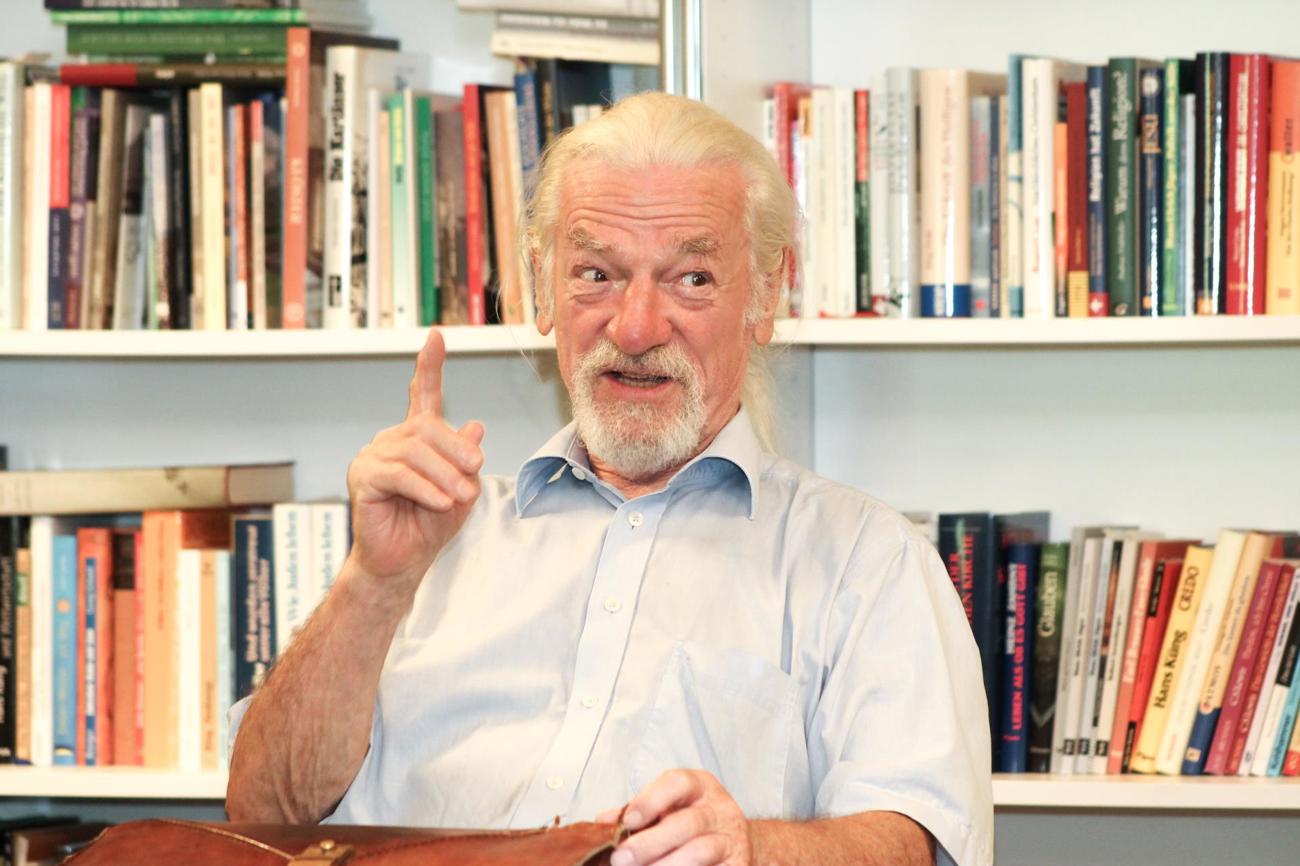 Walter Röthlisberger – ein Herz für den Kirchenboten und die Entwicklungszusammenarbeit, die er gerne noch etwas stärker in den Fokus gerückt hätte. (Bilder: Roman Salzmann)