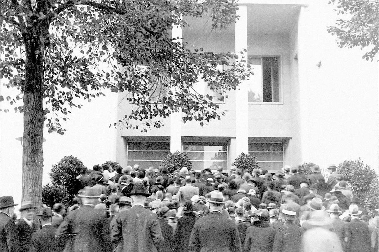 Das Zwinglihaus bei der Einweihung 1932.
