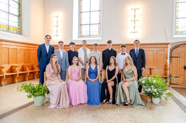 Konfirmation Roggwil 2025 (Foto: Sabrina Schöni).