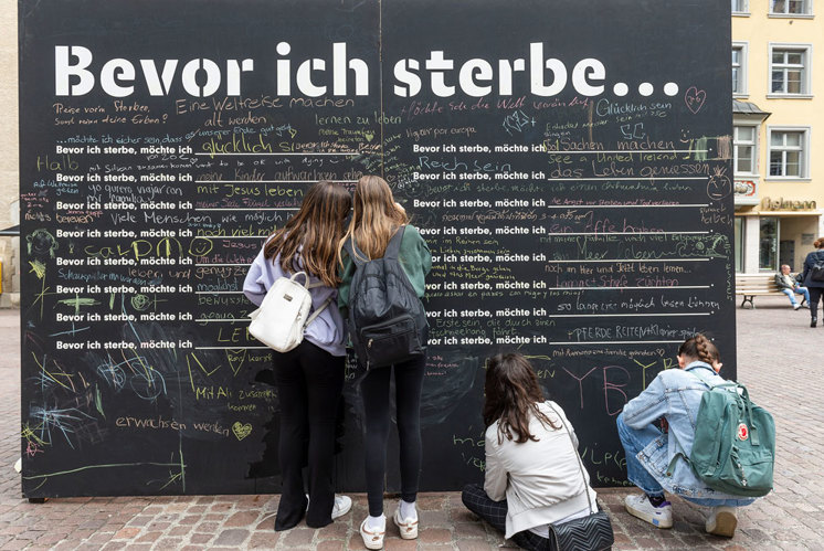 «Bevor ich sterbe …» «Bevor ich sterbe …»