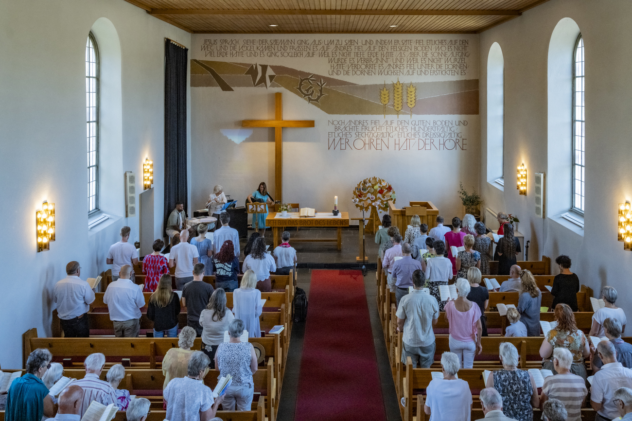 Blick in die Kirche Alterswilen. (Bild: sal)