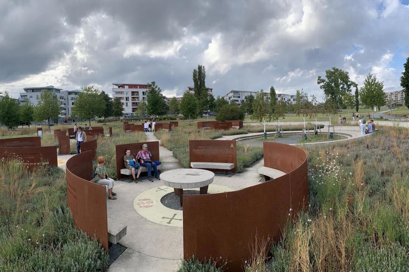 Überblick über den Garten der Religionen